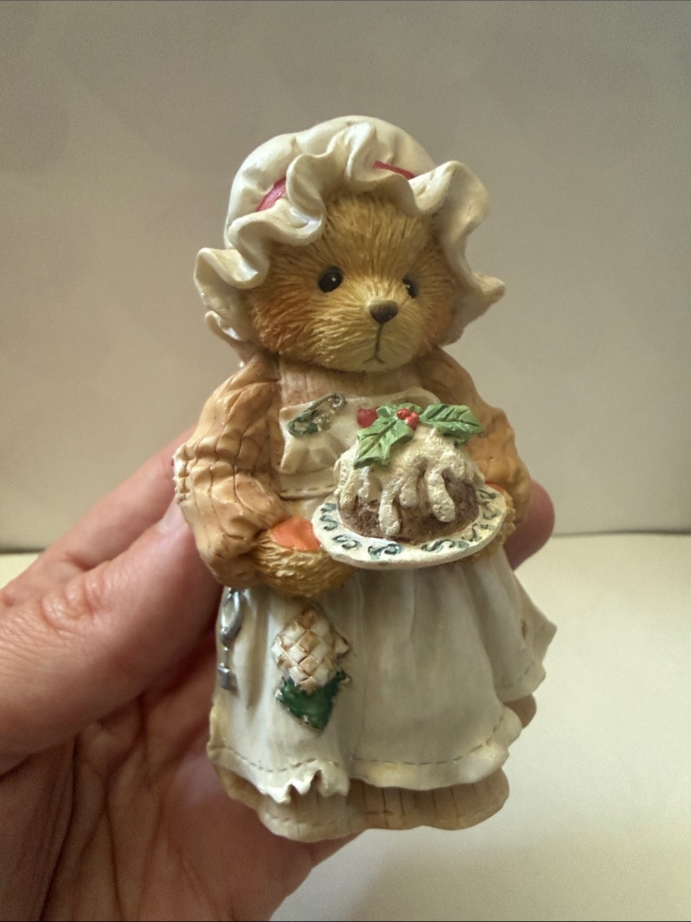 Cherished Teddies Mrs. Cratchit vintage bear Christmas figurine collectible